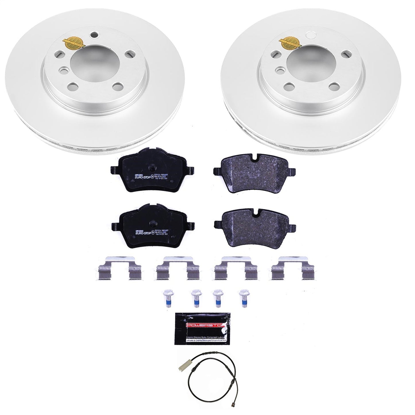 PowerStop Euro-Stop Front Brake Kit | Mini Cooper Countryman (11-16) (ESK6662)
