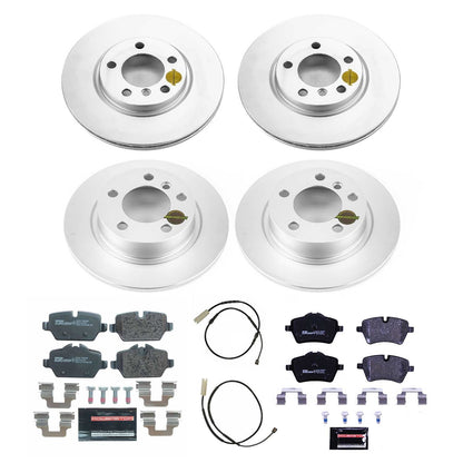 PowerStop Front & Rear Euro-Stop Brake Kit | Mini Cooper Countryman (11-16) (ESK6666)