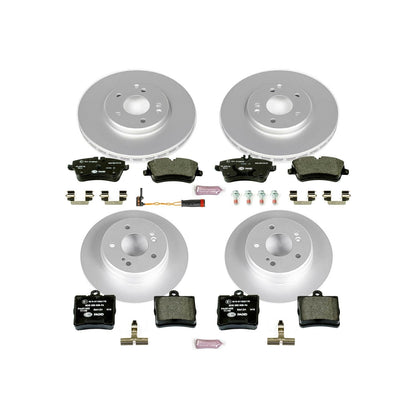 PowerStop Front and Rear Eurostop Brake Kit | Mercedes-Benz SLK280 (06-08) (ESK6703)