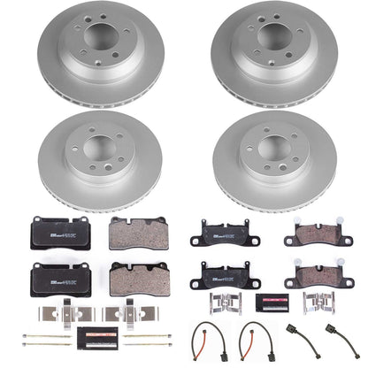 PowerStop Front & Rear Euro-Stop Brake Kit | Volkswagen Touareg (11-17) (ESK6724)