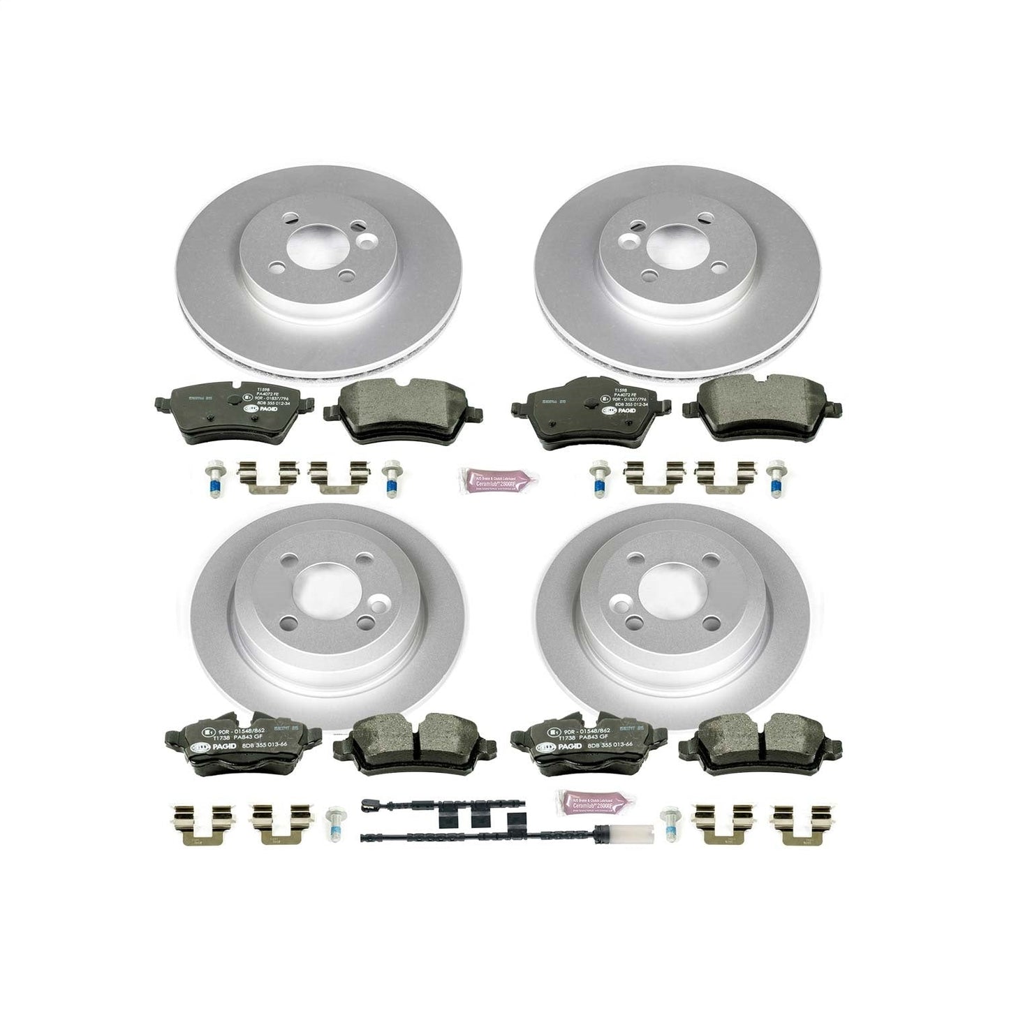 PowerStop Front & Rear Euro-Stop Brake Kit | Mini Cooper (11-16) (ESK6742)