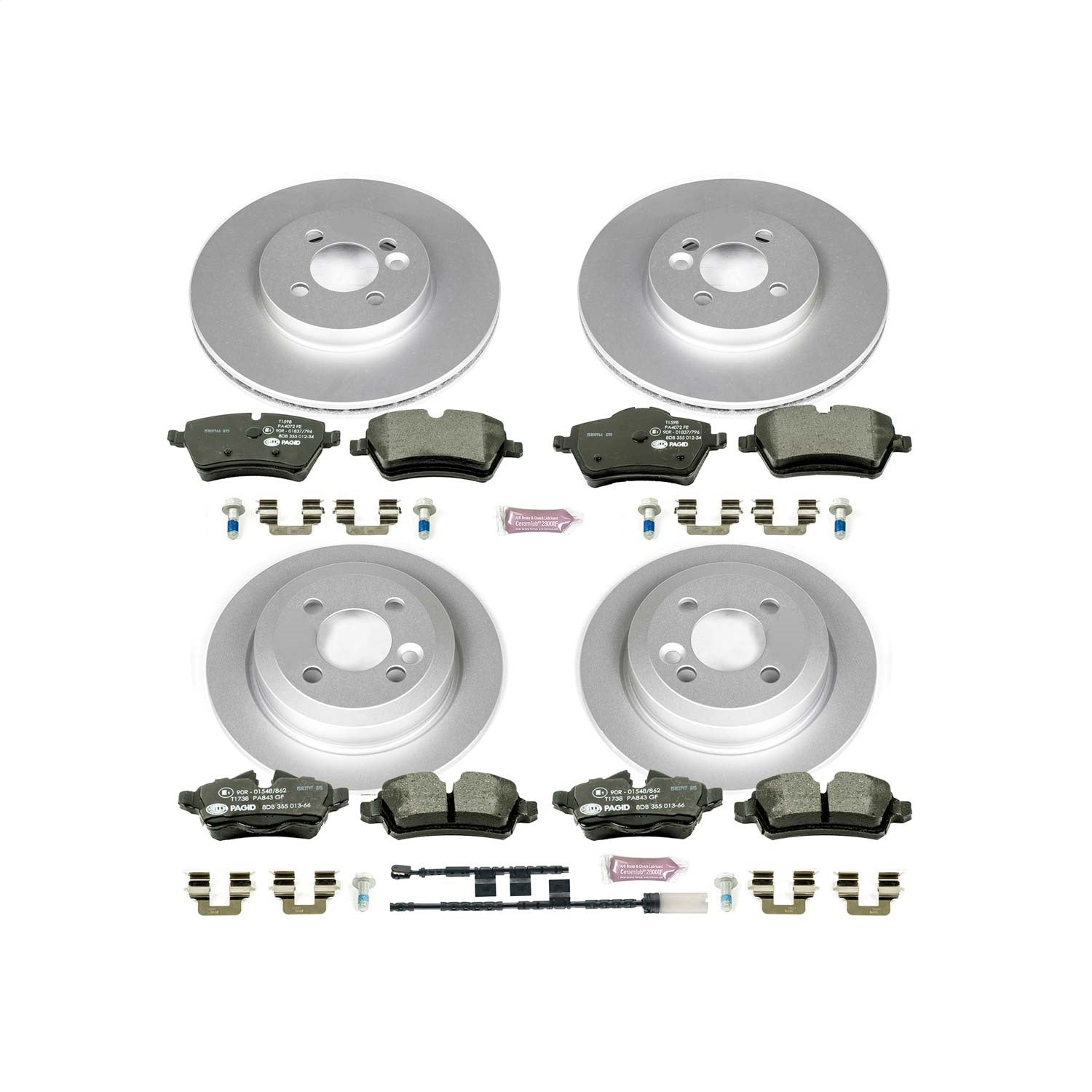PowerStop Front & Rear Euro-Stop Brake Kit | Mini Cooper (11-16) (ESK6742)
