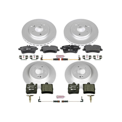 PowerStop Front & Rear Euro-Stop Brake Kit | Mercedes-Benz C240 (03-05) (ESK6745)