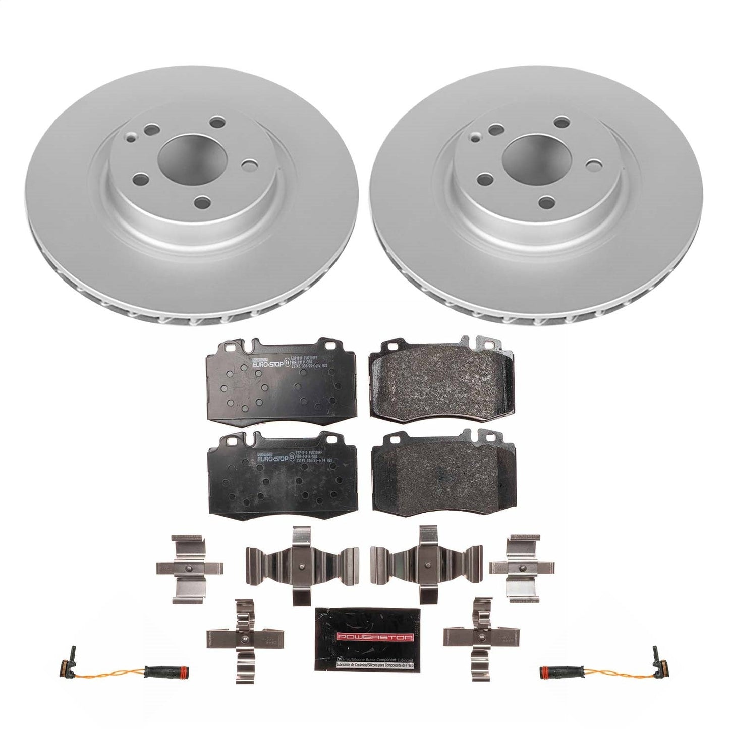 PowerStop Front Euro-Stop Brake Kit | Mercedes-Benz SL500 (03) (ESK6750)