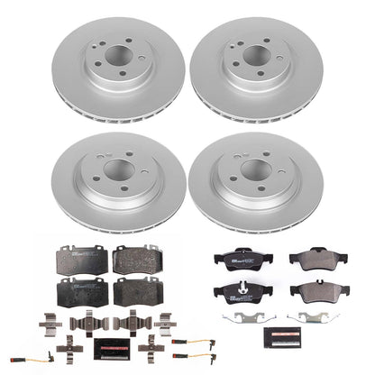 PowerStop Front & Rear Euro-Stop Brake Kit | Mercedes-Benz SL500 (03) (ESK6751)