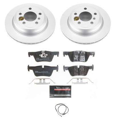 PowerStop Rear Euro-Stop Brake Kit | BMW 320i xDrive (13-18) (ESK6852)