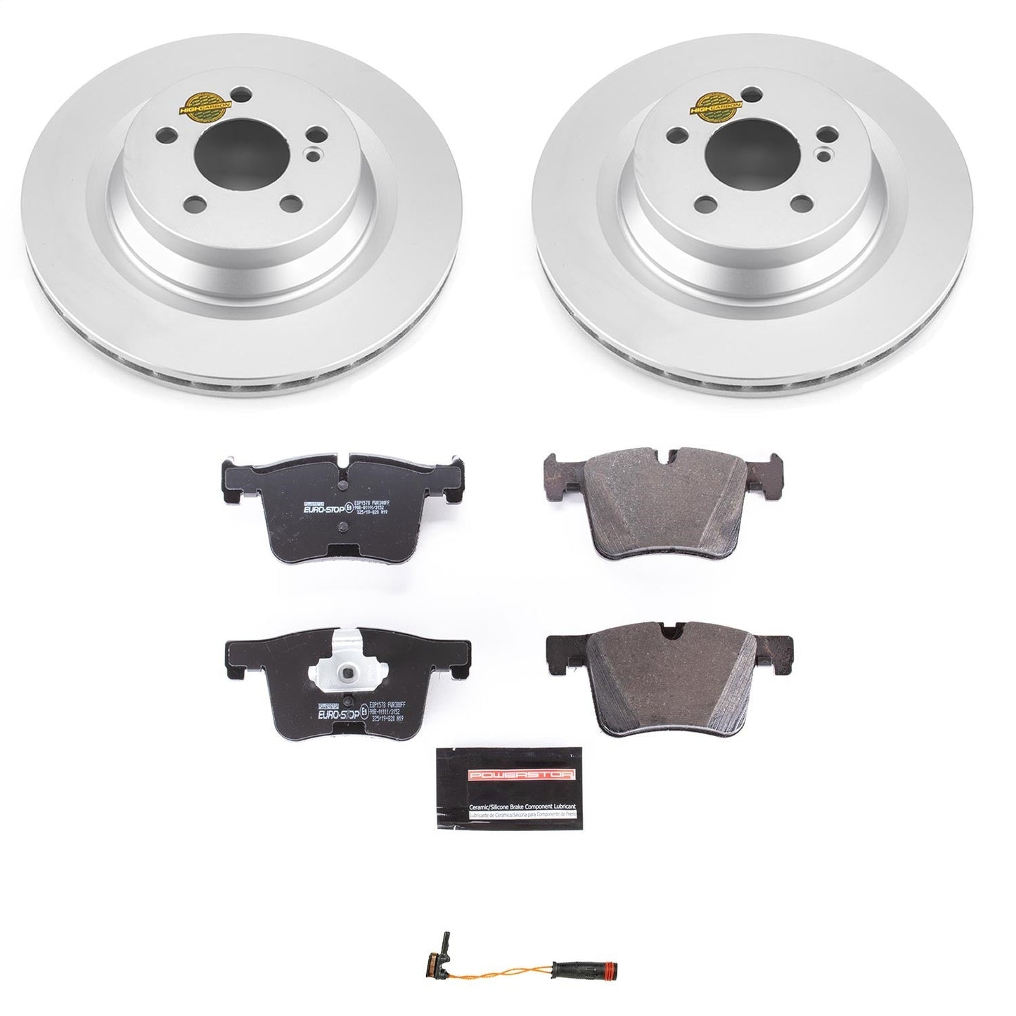 PowerStop Rear Euro-Stop Brake Kit | Mercedes-Benz CLS550 (12-18) (ESK6881)