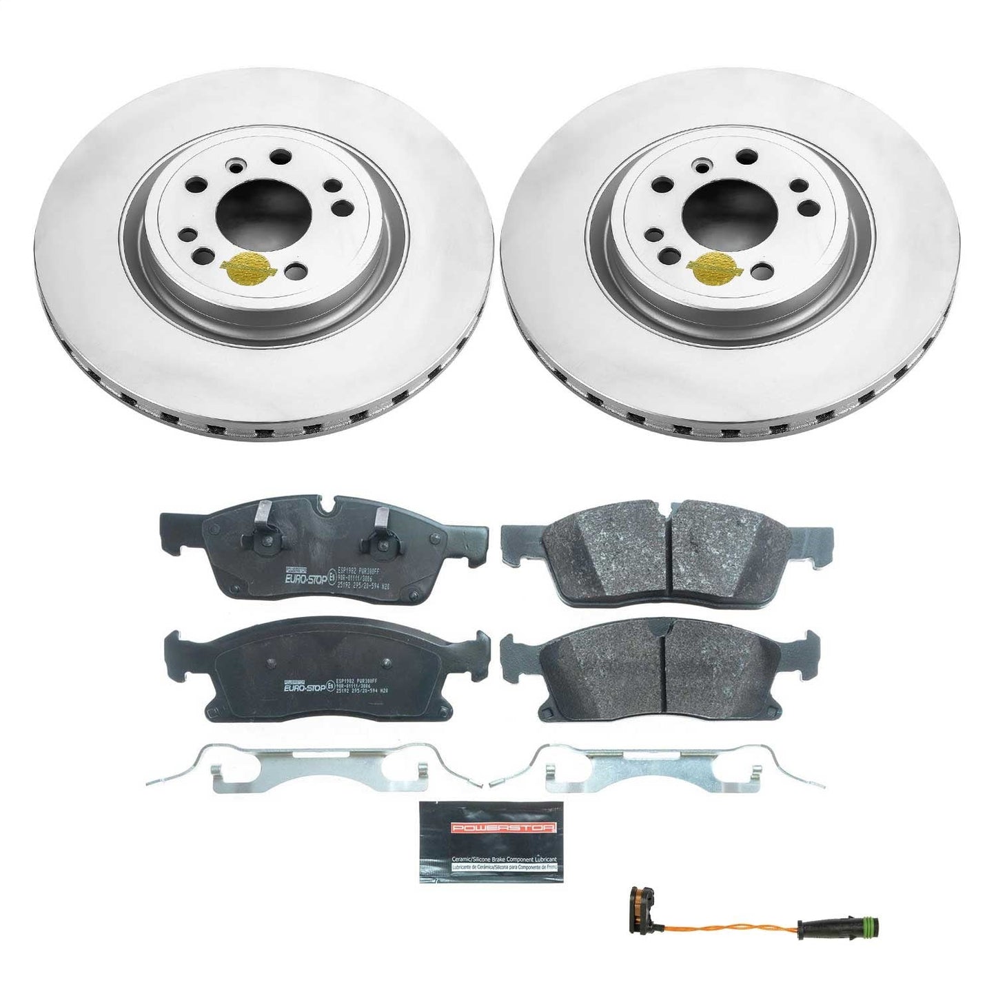 PowerStop Euro-Stop Front Brake Kit | Mercedes-Benz GLE300d (16) (ESK6897)