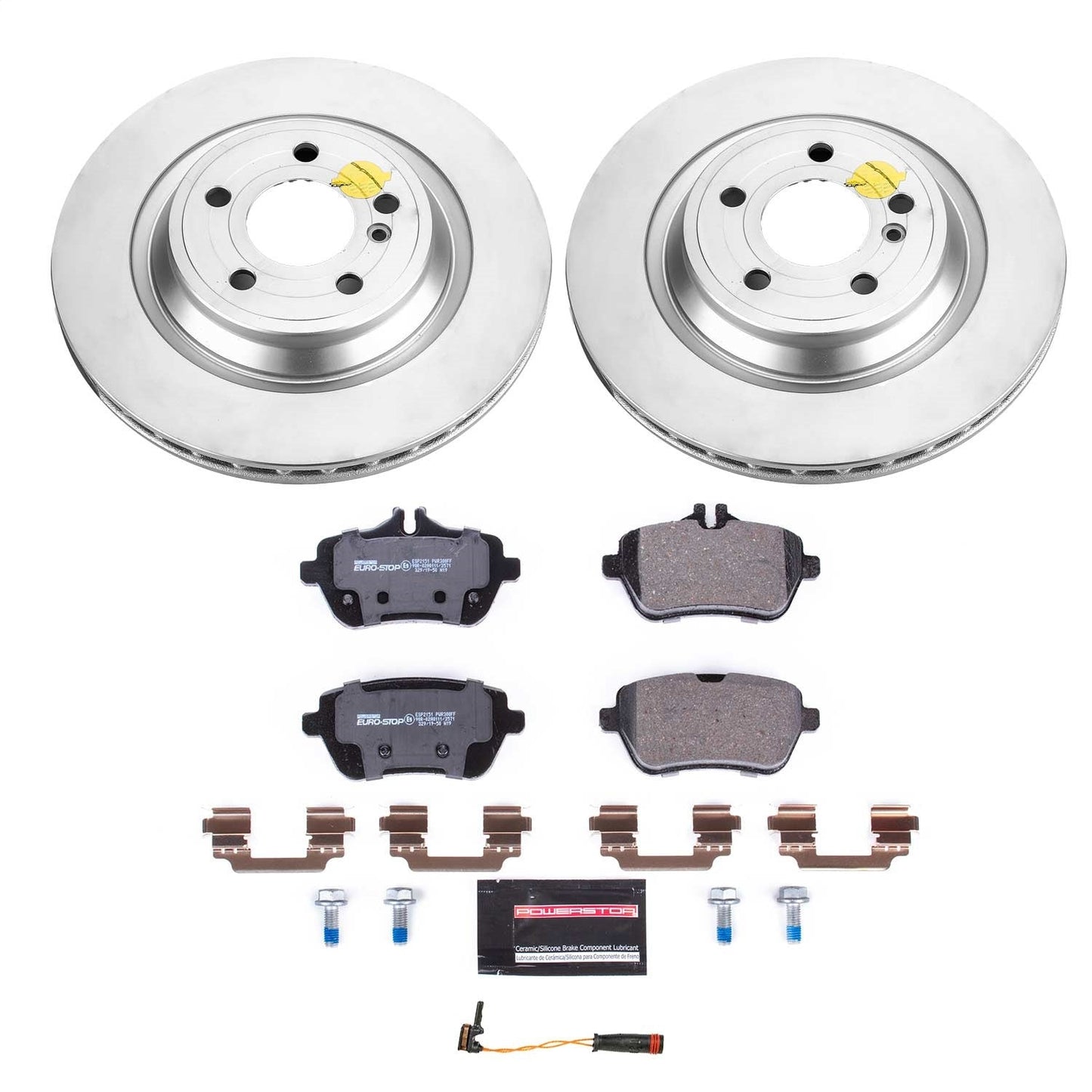 PowerStop Rear Euro-Stop Brake Kit | Mercedes-Benz SL400 (15-16) (ESK6904)