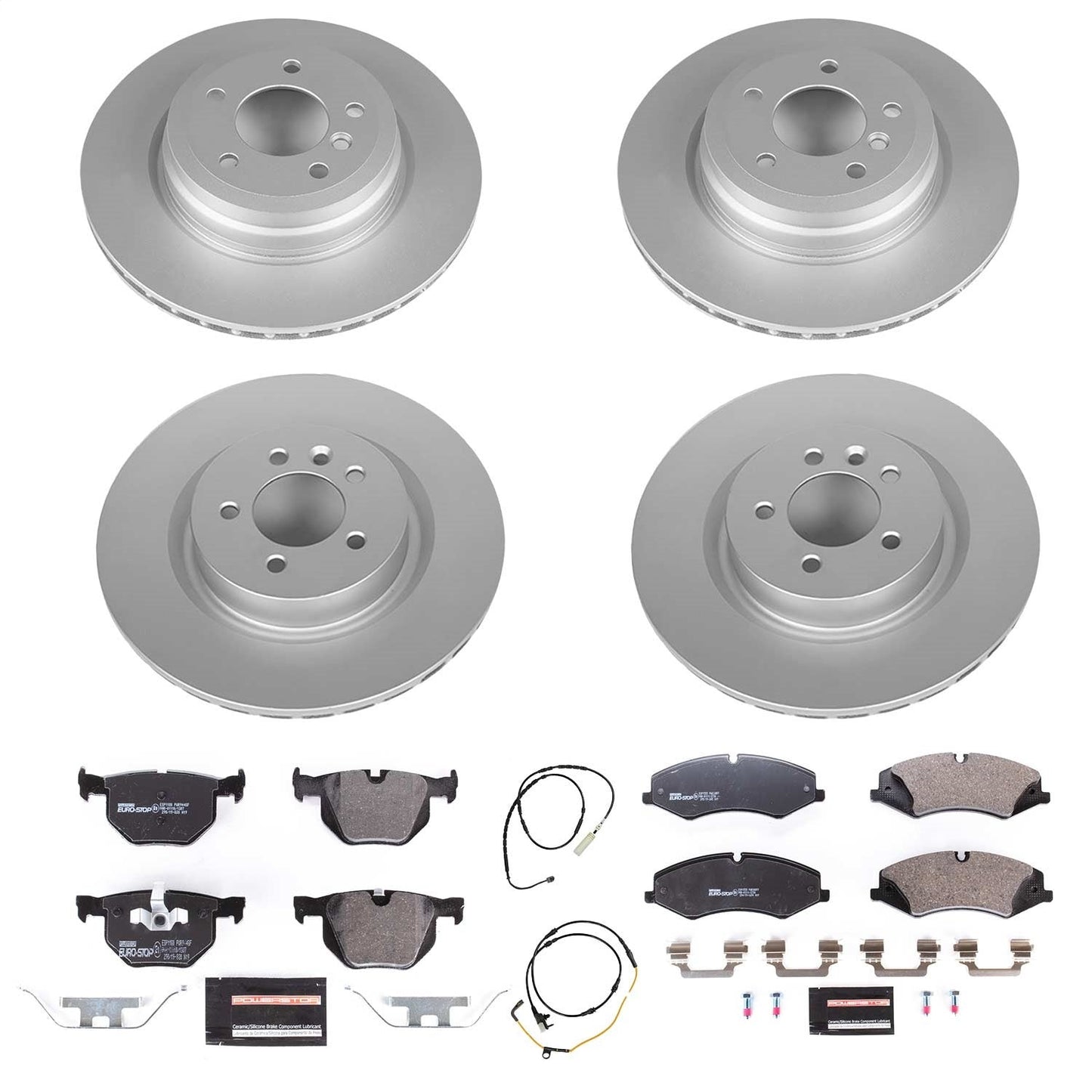 PowerStop Rear Euro-Stop Brake Kit | BMW X1 (13-15) (ESK7009)