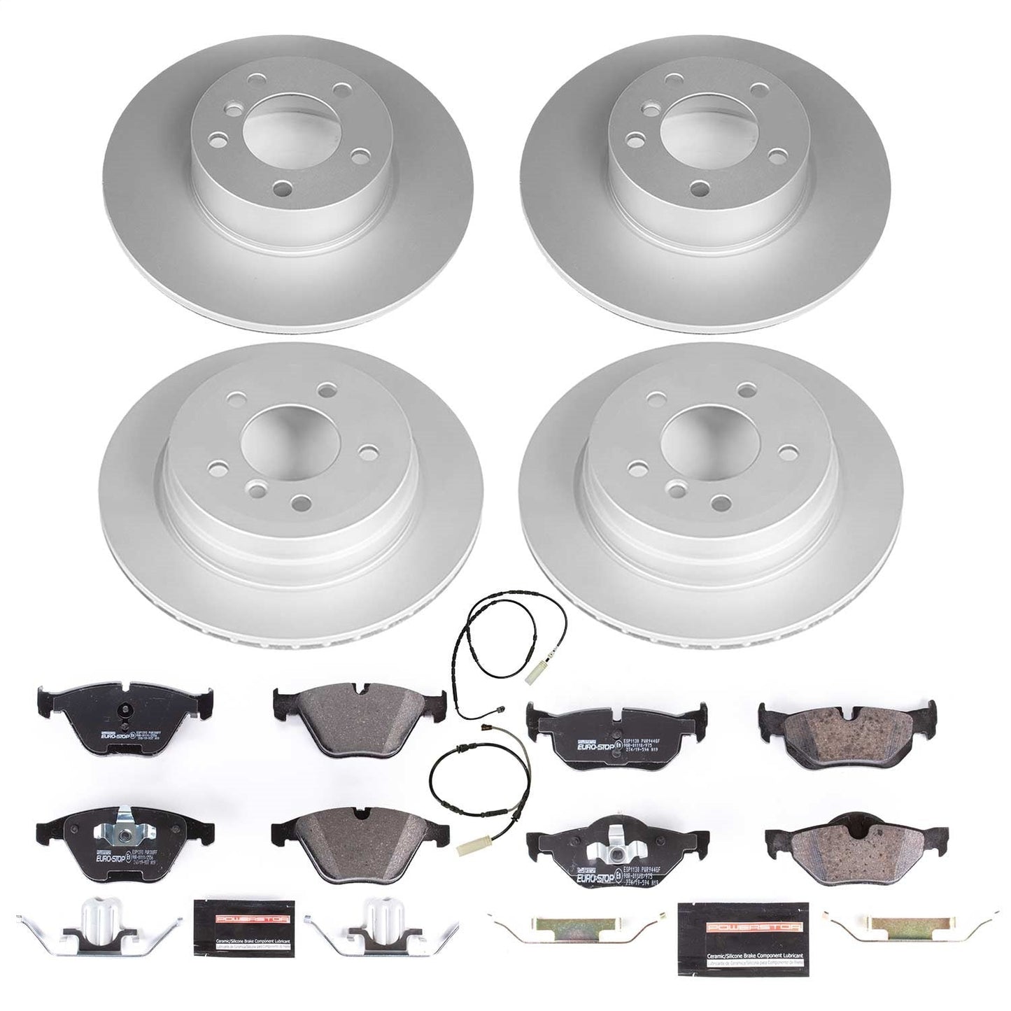 PowerStop Front & Rear Euro-Stop Brake Kit | BMW X1 (13-15) (ESK7024)