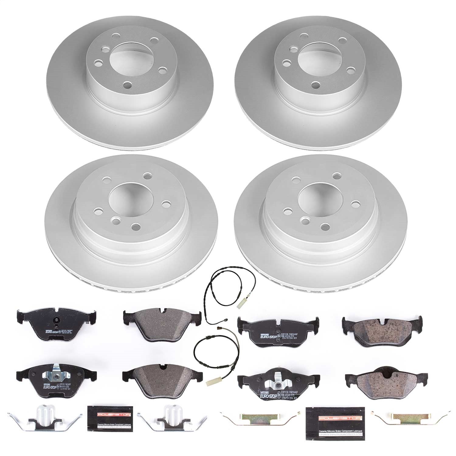 PowerStop Front & Rear Euro-Stop Brake Kit | BMW X1 (13-15) (ESK7024)