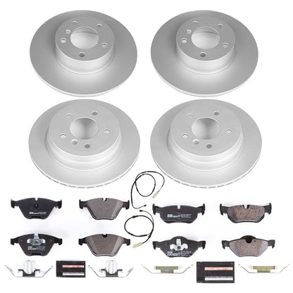 PowerStop Front & Rear Euro-Stop Brake Kit | BMW X1 (13-15) (ESK7024)