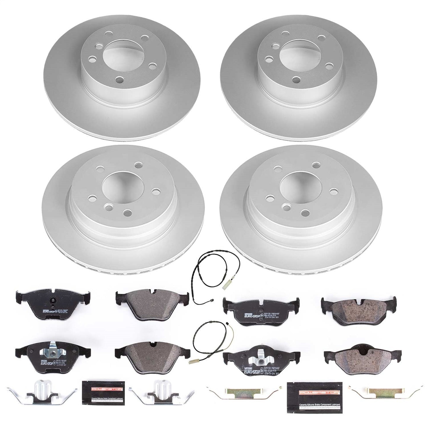 PowerStop Front & Rear Euro-Stop Brake Kit | BMW X1 (13-15) (ESK7025)