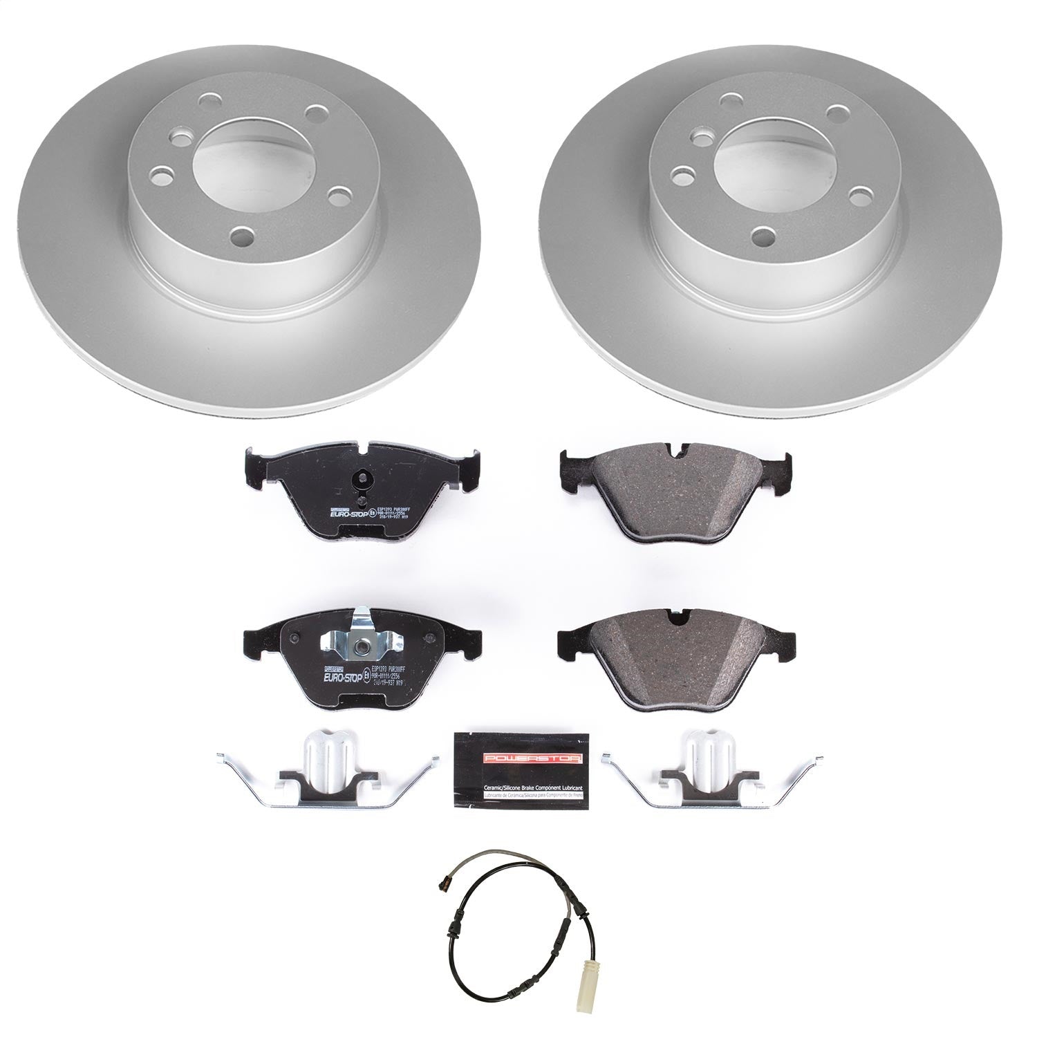 PowerStop Front Euro-Stop Brake Kit | BMW X1 (13-15) (ESK7026)
