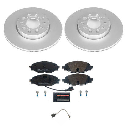 PowerStop Front Euro-Stop Brake Kit | Audi A3 (15-18) (ESK7080)