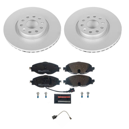 PowerStop Front Euro-Stop Brake Kit | Audi A3 (15-18) (ESK7082)