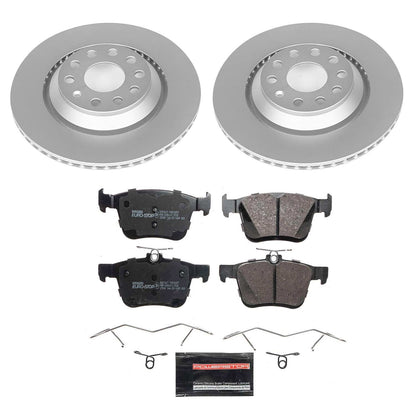PowerStop Rear Euro-Stop Brake Kit | Audi A3 Quattro (19) (ESK7084)