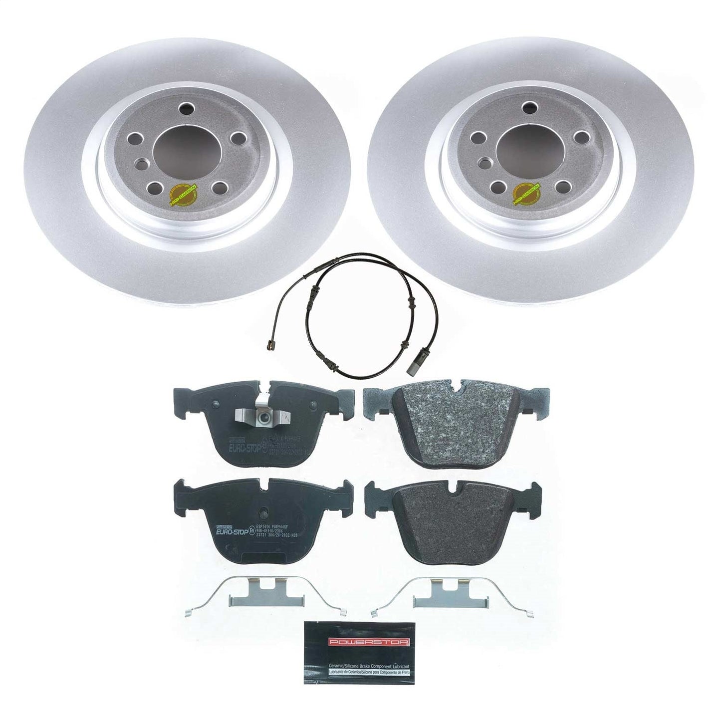 PowerStop Rear Euro-Stop Brake Kit | BMW 750Li (11-15) (ESK7087)