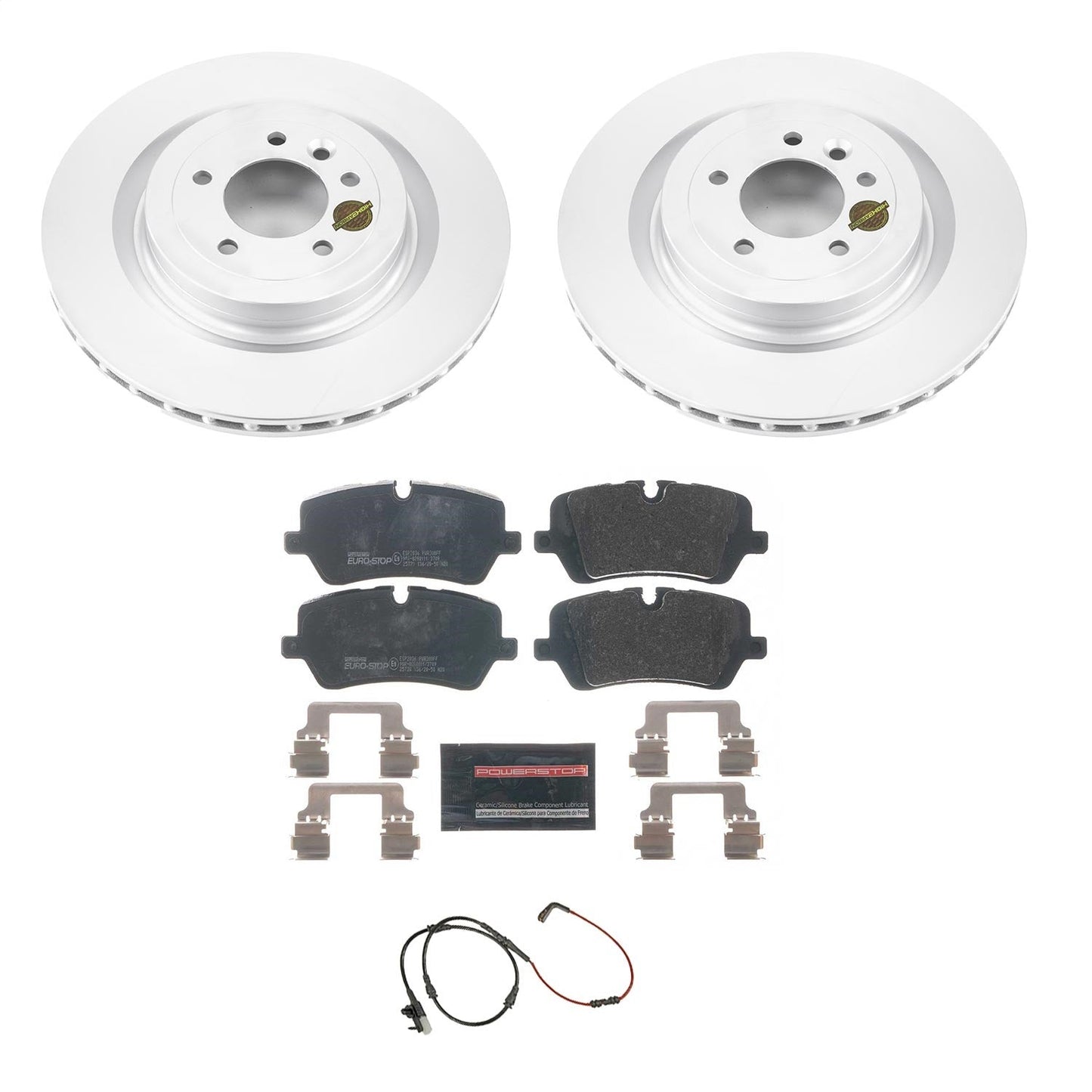 PowerStop Rear Euro-Stop Brake Kit | Land Rover Range Rover (13-18) (ESK7089)
