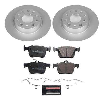 PowerStop Rear Euro-Stop Brake Kit | Audi A3 (15-20) (ESK7093)