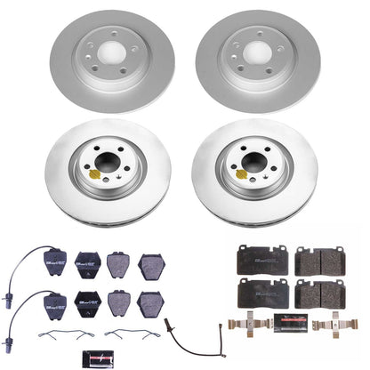 PowerStop Front & Rear Euro-Stop Brake Kit | Audi Q5 (13) (ESK7096)