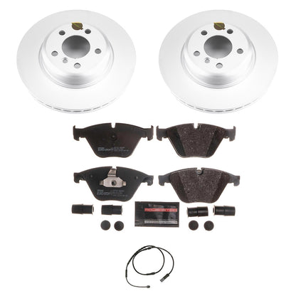 PowerStop Euro-Stop Front Brake Kit | BMW 528i (14-16) (ESK7163)