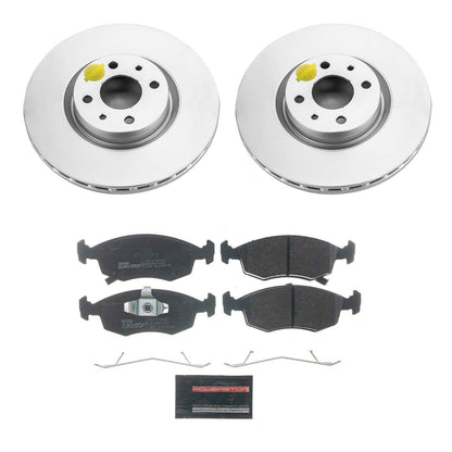 PowerStop Front Euro-Stop Brake Kit | Fiat 500 (13-18) (ESK7168)