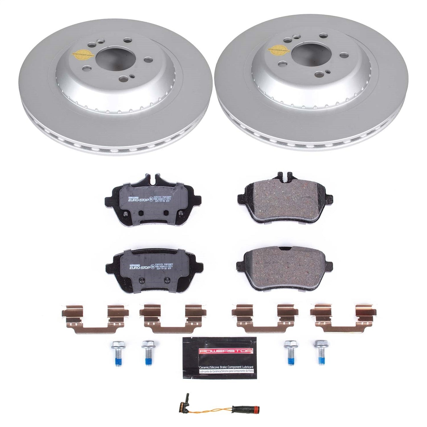 PowerStop Rear Euro-Stop Brake Kit | Mercedes-Benz Maybach S550 2017 (ESK7181)