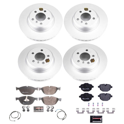 PowerStop Front & Rear Euro-Stop Brake Kit | BMW 528i (12-13) (ESK7236)