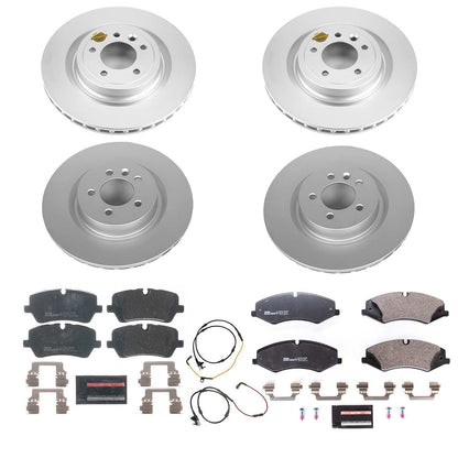 PowerStop Front & Rear Euro-Stop Brake Kit | Land Rover Discovery (17) (ESK7260)