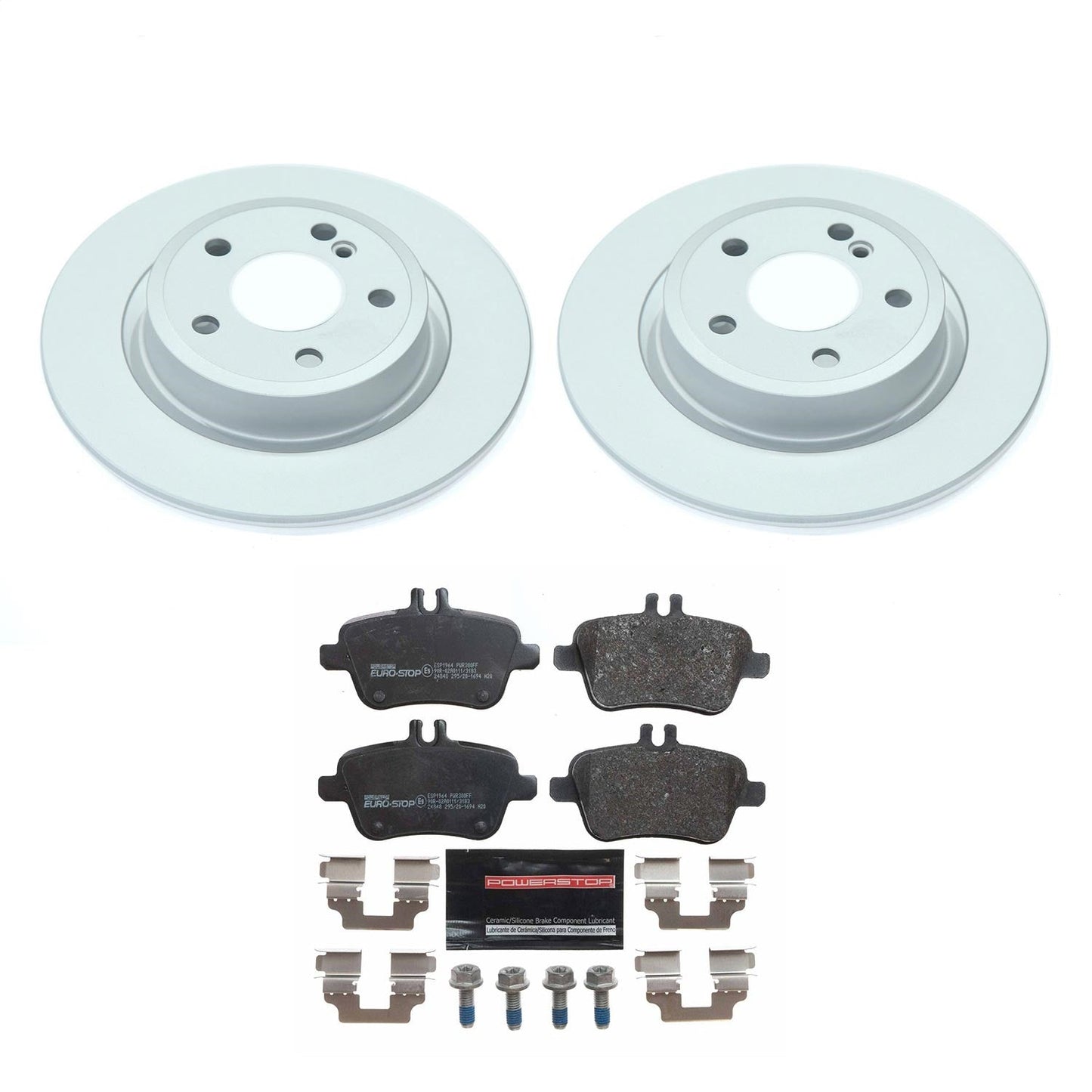 PowerStop Rear Euro-Stop Brake Kit | Infiniti QX30 (17-19) (ESK7377)
