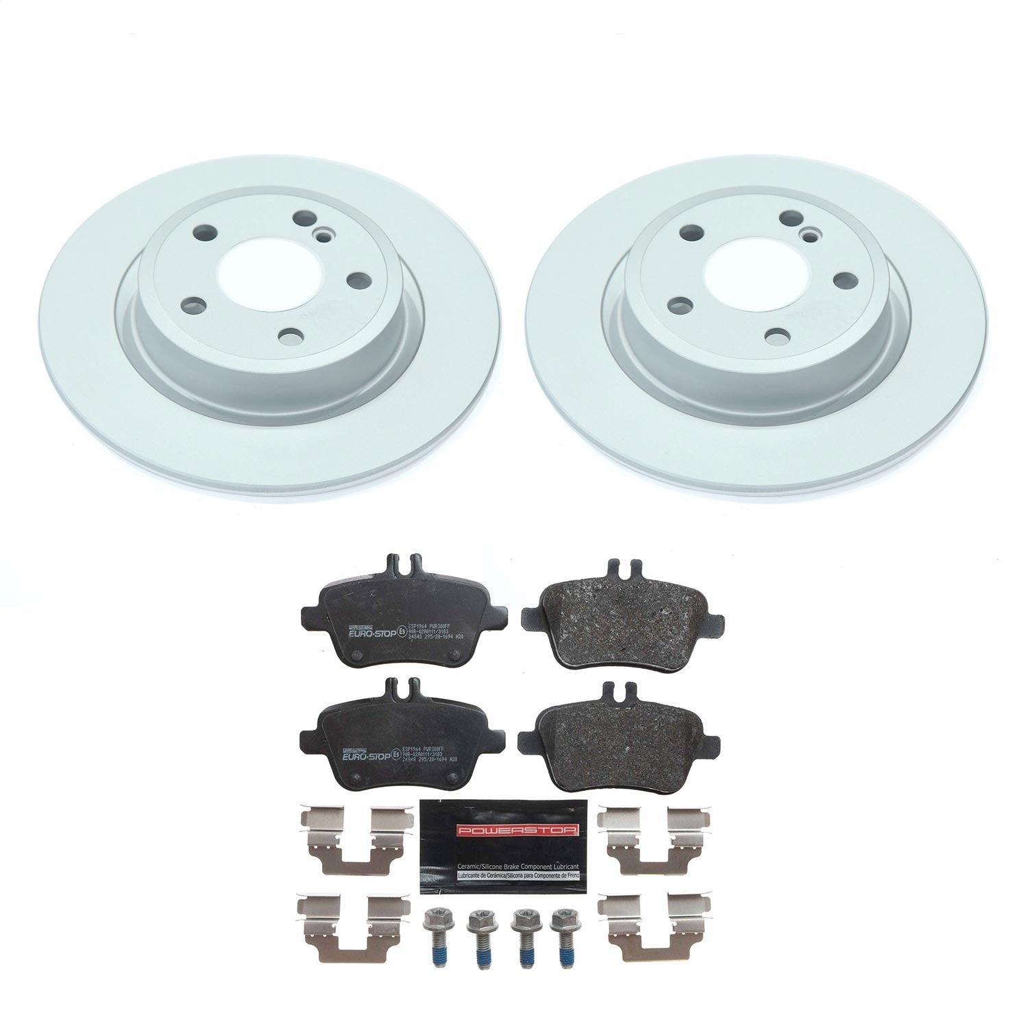PowerStop Rear Euro-Stop Brake Kit | Infiniti QX30 (17-19) (ESK7377)