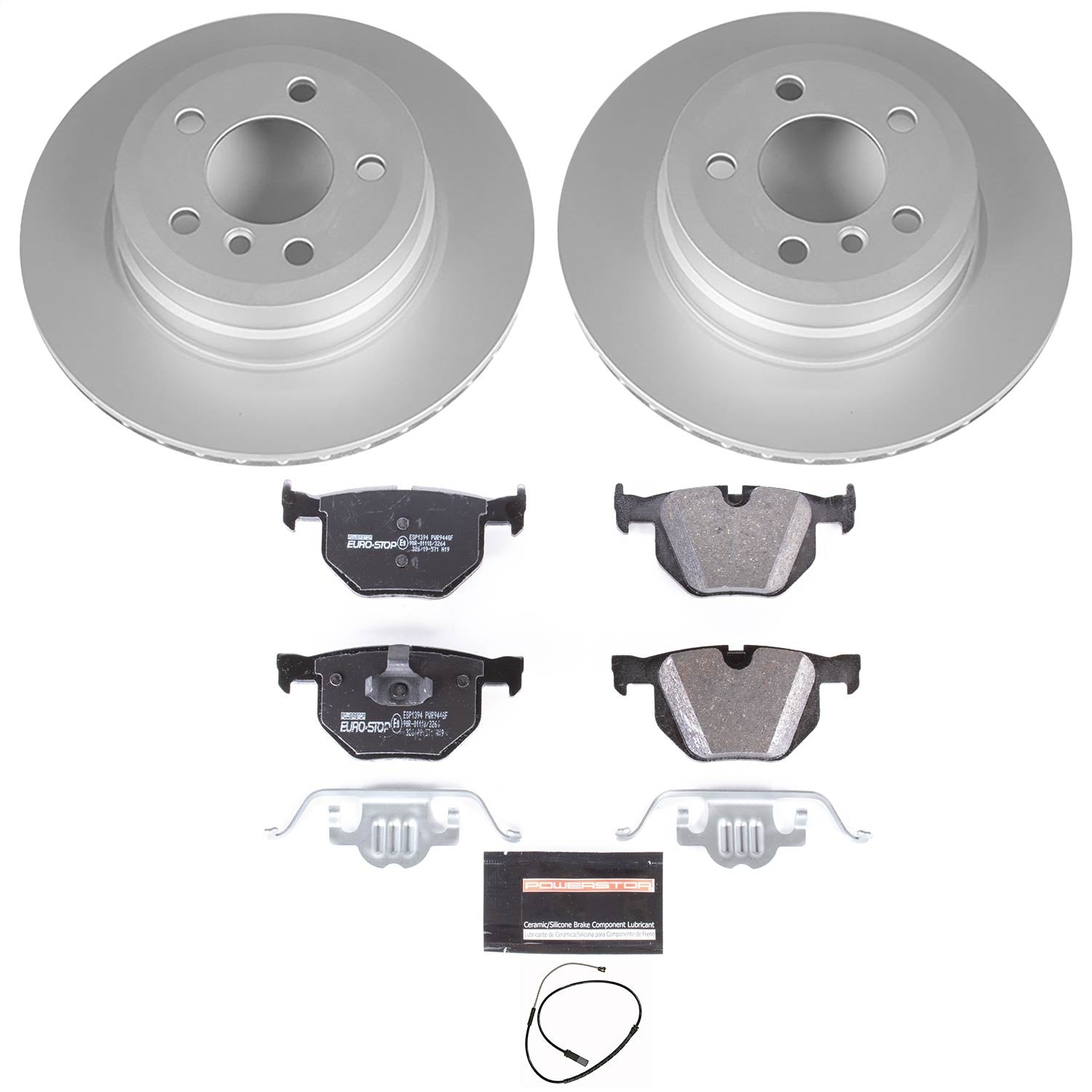 PowerStop Rear Euro-Stop Brake Kit | BMW X5 (16-18) (ESK7429)