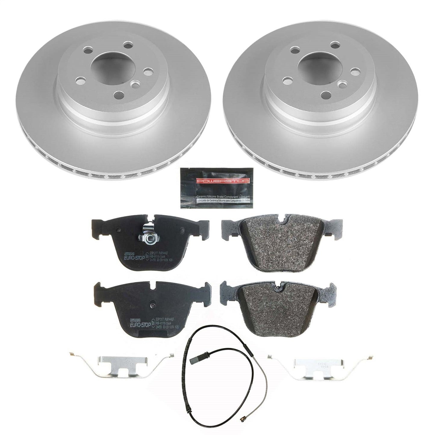 PowerStop Rear Euro-Stop Brake Kit | BMW X5 (16-18) (ESK7430)