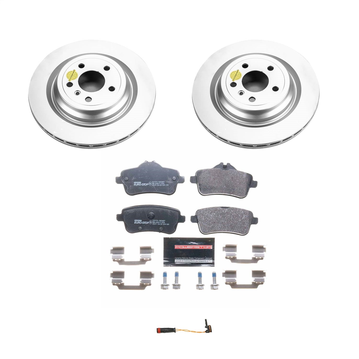 PowerStop Rear Euro-Stop Brake Kit | Mercedes-Benz GLE300d (16) (ESK7438)
