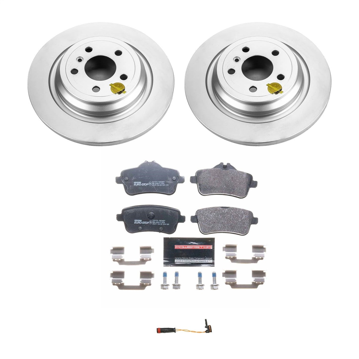 PowerStop Rear Euro-Stop Brake Kit | Mercedes-Benz GLE300d (16) (ESK7440)