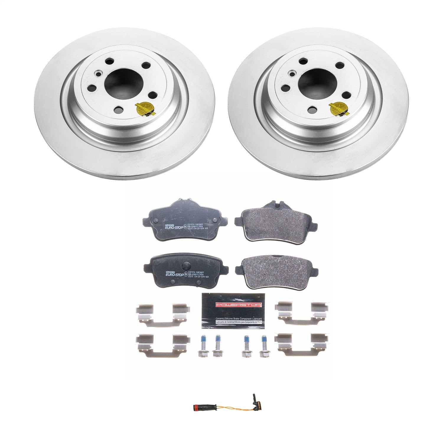 PowerStop Rear Euro-Stop Brake Kit | Mercedes-Benz GLE300d (16) (ESK7440)