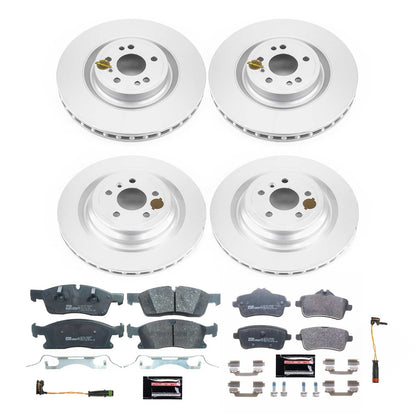 PowerStop Front & Rear Eurostop Brake Kit | Mercedes-Benz GLS450 (17-19) (ESK7445)