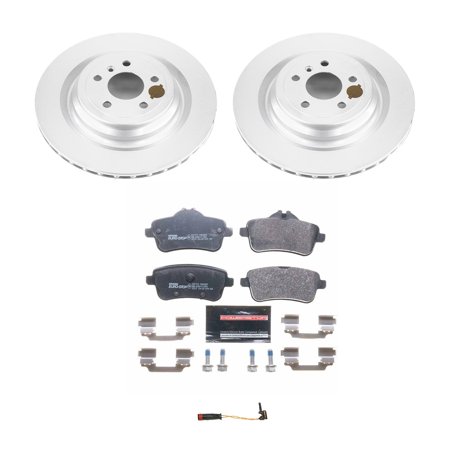 PowerStop Rear Euro-Stop Brake Kit | Mercedes-Benz GLS450 (17-19) (ESK7448)