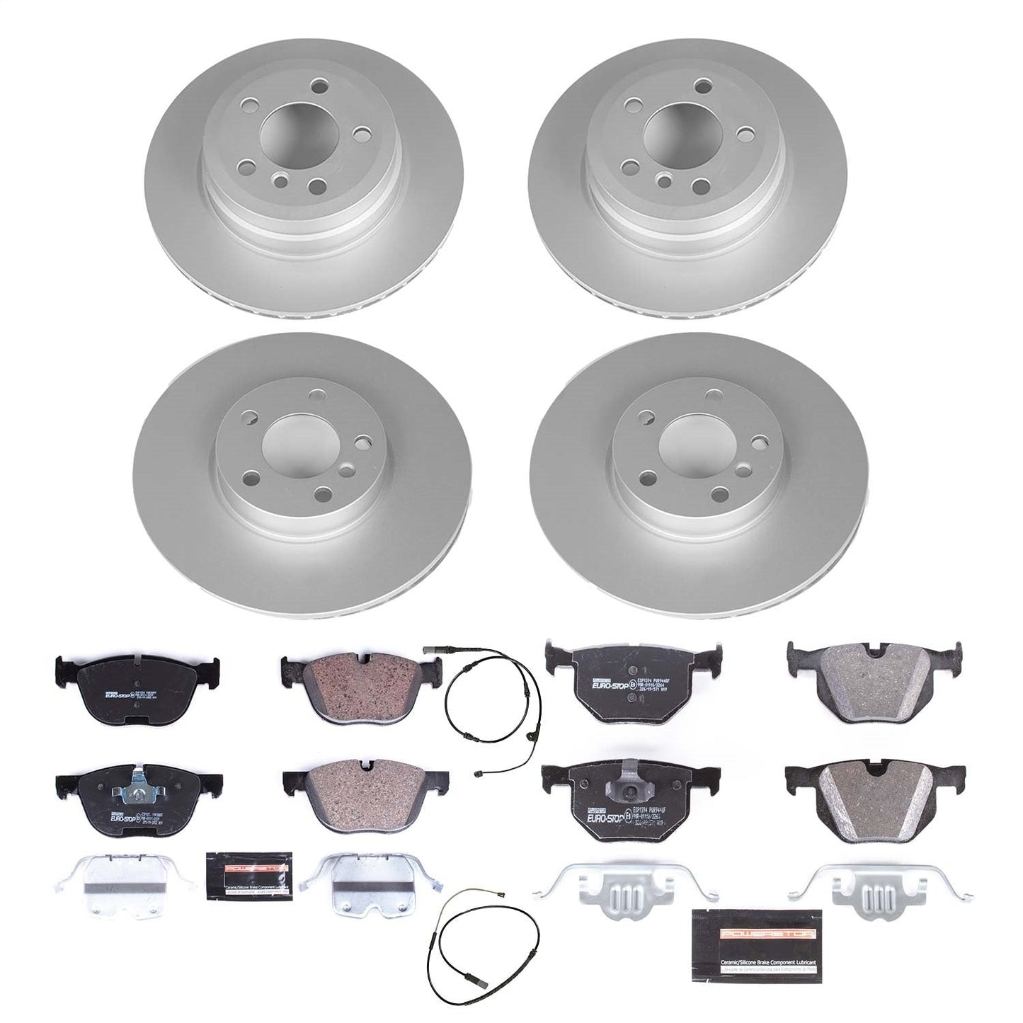 PowerStop Front & Rear Euro-Stop Brake Kit | BMW X5 (16-18) (ESK7500)