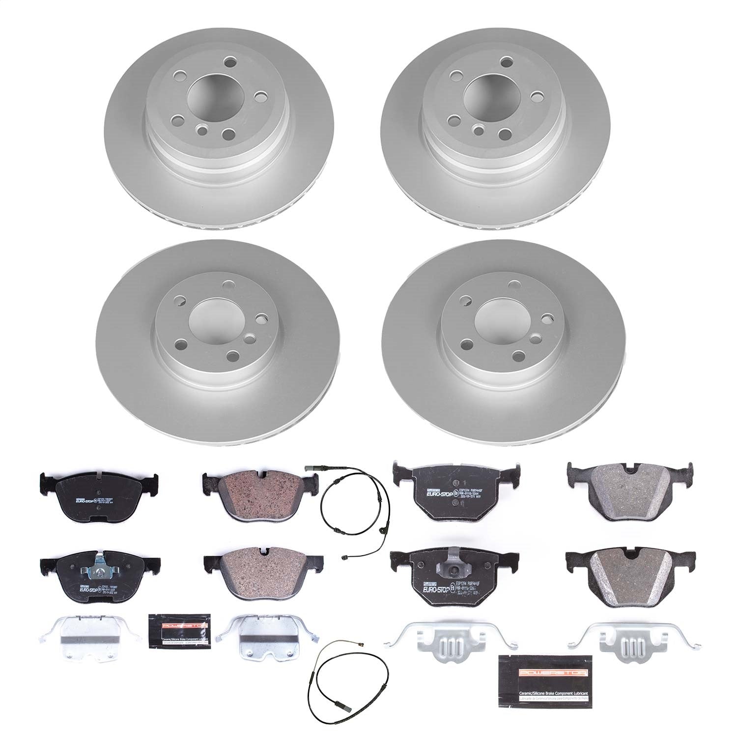 PowerStop Front & Rear Euro-Stop Brake Kit | BMW X5 (16-18) (ESK7500)