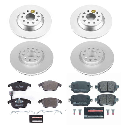 PowerStop Front & Rear Euro-Stop Brake Kit | Audi Q3 (16-18) (ESK7537)
