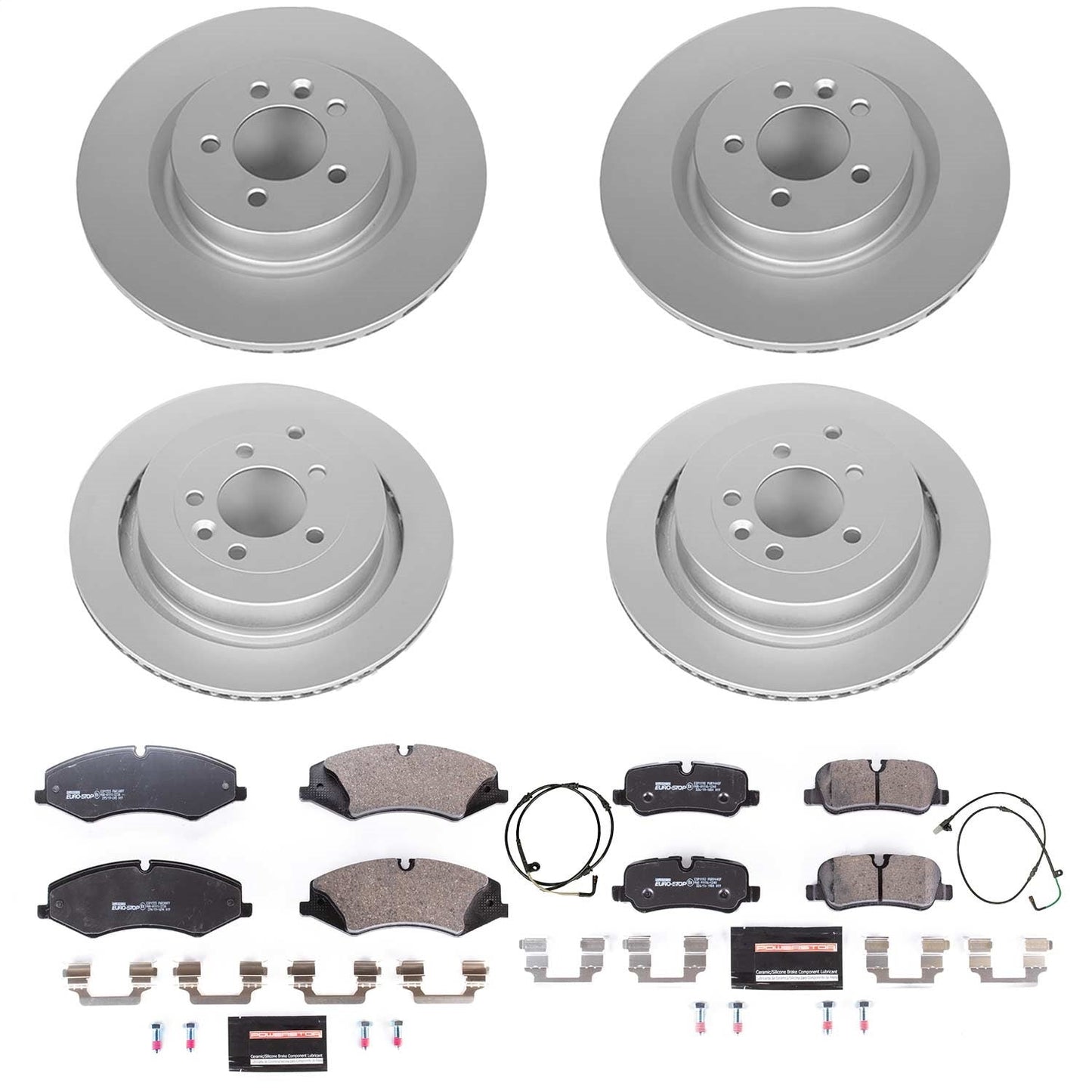 PowerStop Front & Rear Euro-Stop Brake Kit | Land Rover LR4 (11-16) (ESK7599)