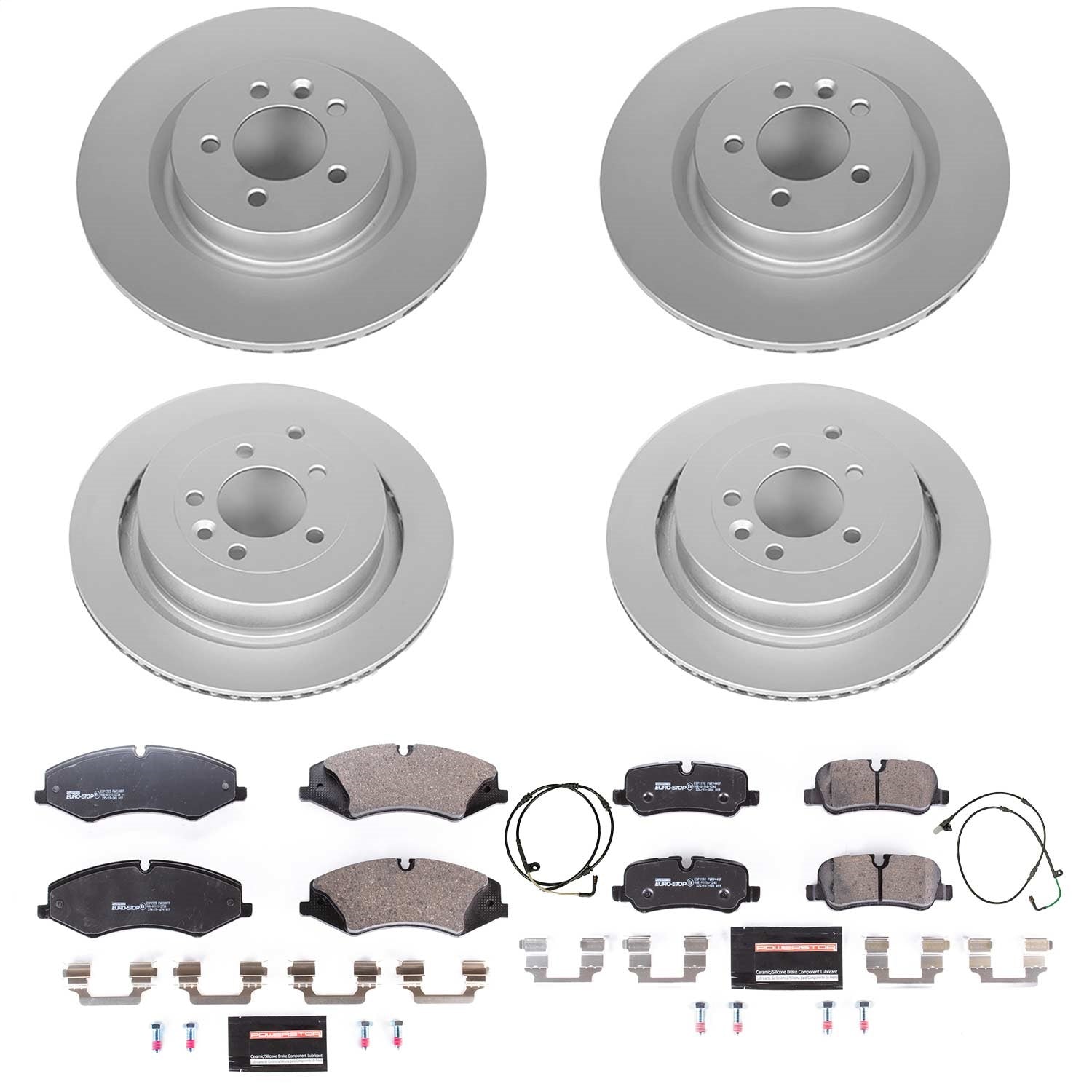 PowerStop Front & Rear Euro-Stop Brake Kit | Land Rover LR4 (11-16) (ESK7599)