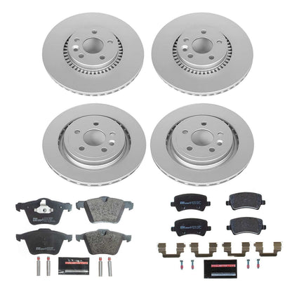 PowerStop Front & Rear Euro-Stop Brake Kit | Volvo S60 (15-18) (ESK7637)