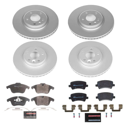PowerStop Front & Rear Euro-Stop Brake Kit | Volvo S60 (17-18) (ESK7638)
