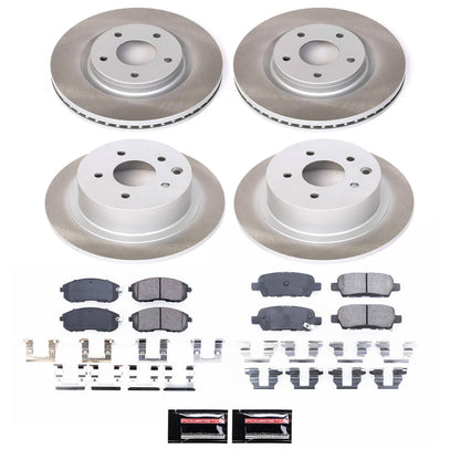 PowerStop Eurostop Front and Rear Brake Kit | Volvo S60 (19-22) (ESK7644)