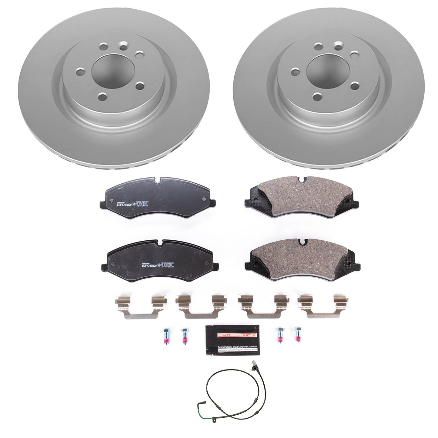 PowerStop Front Euro-Stop Brake Kit | Land Rover LR4 (11-16) (ESK7683)