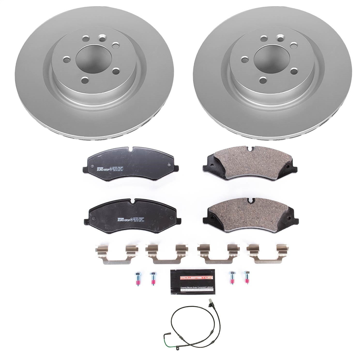 PowerStop Front Euro-Stop Brake Kit | Land Rover LR4 (11-16) (ESK7683)